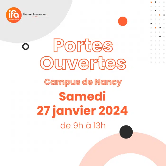 Portes Ouvertes Nancy – Samedi 27 janvier de 9h00 à 13h00