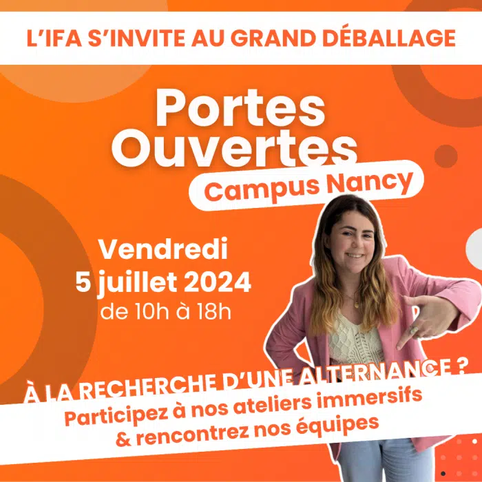 Portes Ouvertes Nancy– Vendredi 5 juillet de 10h00 à 18h00